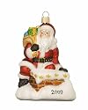 Waterford Holiday Heirlooms® Annual Santa on Chimney, Christmas Ornament