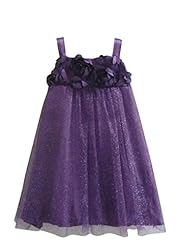 Girls Empire   Waistline Mesh Satin/Tulle Floral Print Flower-Girl Dress 