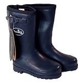 Outdoor Living : Kids Neoprene Wellies Wellington Boots Navy Blue Size 9