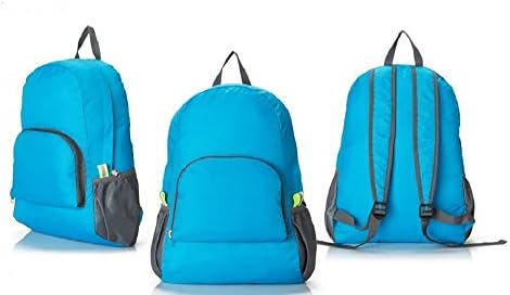 7 SHOP Outdoor Backpacks Foldable Lightweight 20L For Men and Women Vacation,Traveling,Hiking,School,Camping and Shopping (Blue)