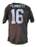 Jim Plunkett Autographed/Hand Signed Oakland Raiders Black Throwback Jersey Inscribed ''SB XV MVP''