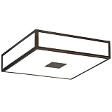 Astro 0639 2G11 Mashiko 300 Ceiling Light excluding 2 x 18 Watt CFL Bulbs, Bronze