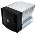 SilverStone CFP51B Aluminum 5.25-Inch to 3.5-Inch Converter with 120mm Fan, Blue LED,...