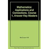 mathematics applications and connections course 1 answer key masters