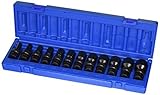 Grey Pneumatic (1212USD) 3/8' Drive 12-Piece Semi-Deep SAE Universal Socket Set [並行輸入品]