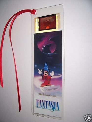 FANTASIA movie film cell bookmark memorabilia collectible disney animation