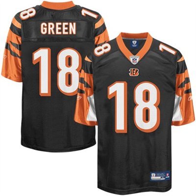Reebok A.J Green Cincinnati Bengals Black Authentic Jersey Size 50