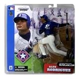 McFarlane Toys MLB Sports Picks Series 2 Action Figure Alex Rodriguez (Texas Rangers) Blue Jersey Variant