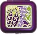 Light Weight Metal Divided Pill Box Pillbox Case New Hinged - Audrey Paisley