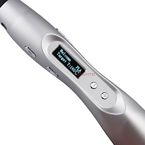 Samto 3D Pen Version 3 for 3D Drawing, Printing and Doodling with LCD Screen (Red)