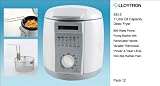 LLOYTRON LY0813XP1NP 1LTR MINI COMPACT DEEP FAT FRYER WHITE