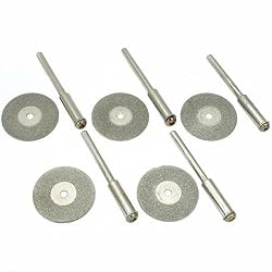 5 Diamond Cut-Off Wheels Saw Disc Lapidary fits Dremel