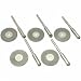 5 Diamond Cut-Off Wheels Saw Disc Lapidary fits Dremel