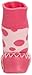 Mocc Ons Clever Little Moccasin Style Slipper Socks for Kids - Pink Spots, 12-18 Months