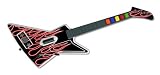 Red Neon Flames Design Guitar Hero X-plorer Guitar Controller Decorative Protector Skin Decal Sticker