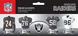 NFL Oakland Raiders 4-Pack Uniform Magnet Set