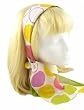 Head Band - Multi Dots ~ Lime, Yellow, Pink and Purple