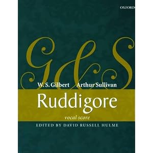 Buy Ruddigore: Vocal score (String Time Joggers) by David Russell Hulme and Arthur Sullivan