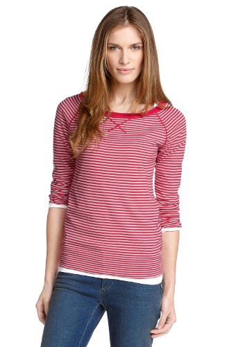 ESPRIT Damen Pullover B21517, Gr. 42 (XL), Pink (pink pit melange 656) Preisvergleich