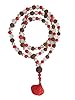 Rudraksha Coral Prayer Beads Healing Mala Yoga Meditation Japa Mala
