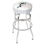 Miami Dolphins Backless Swivel Sports Bar Stool