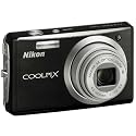 Nikon Coolpix S560 10MP Digital Camera with 5x Optical Vibration Reduction (VR) Zoom with 2.7 inch LCD (Graphite Black)