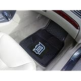 A Set of 4 MLB Universal Fit Front and Rear All-Weather Floor Mats - Detroit Tigers by Fan Mats