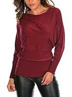 Fleur Bleue Jersey Tulipe (Burdeos)