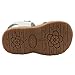 Orgrimmar Girls Genuine Leather Solid Flower Sandals (Toddler, Little Kid)