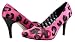 Ladies Drop Dead Heel Shoes in Fuschia Pink by Iron Fist