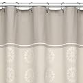 Thomas O'Brien&reg; Modern Blossom Shower Curtain - Light Gray (72x72")