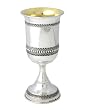 Solid Sterling tall Silver Kiddush Cup - 106 grams