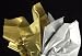 50 Sheets of Tissue Paper, 20" x 23", Metallic Gold & Metallic Silver