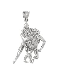 Clevereves14K White Gold Pendant Sports 7.9 - Gram(s)