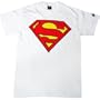 Superman Logo Mens T-Shirt (White)