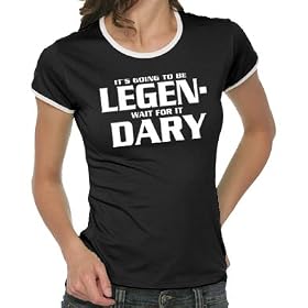 How I met your Mother - Legendary Girlie Ringer T-Shirt S-XL diff. Colour