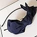 Fashion Sweet Korean Style Big Bowknot Hair Band Bow Headband Hair Accessory Dark Blue