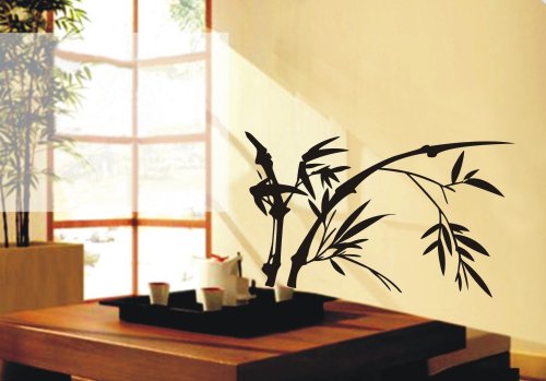 Large--Easy instant decoration wall sticker decor--bamboo