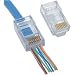 Platinum Tools 100010C EZ-RJ45 Cat 6+ Connectors, Clamshell, 50-Pieces