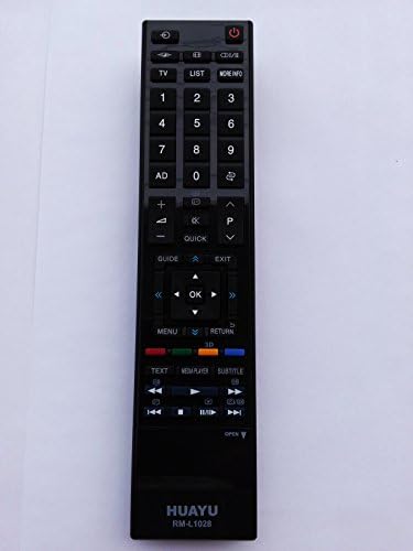 GENERIC REMOTE CONTRIL RM-L1028 USE FOR TOSHIBA LCD / LED / HDTV television BY HUAYU Toshiba REGZA CT-90345, CT-90237, CT-90163