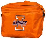 Illinois Illini Logo Collapsible 6 Pack Cooler Lunch Box by Logo