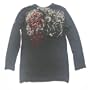 Kingsley Mosh Pit Long Sleeve Tee - Charcoal, 12-18 months