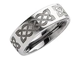 Men's 8mm Tungsten Wedding Band