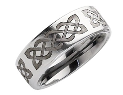 Men's 8mm Tungsten Wedding Band