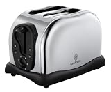 Russell Hobbs 18139 Compact Toaster, 2-Slice, Stainless Steel