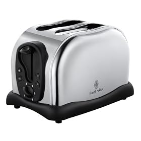 Russell Hobbs 18139 2-Slice Compact Toaster in Stainless Steel