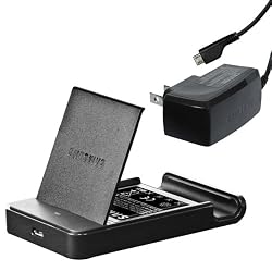 Samsung ET-CGPK005GSTA AT&T SGH-i777 Battery Charger with Stand - Charger - Retail Packaging - Black