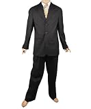 Fubu Textured Black 2-Piece Suit (Sizes 8 - 18)