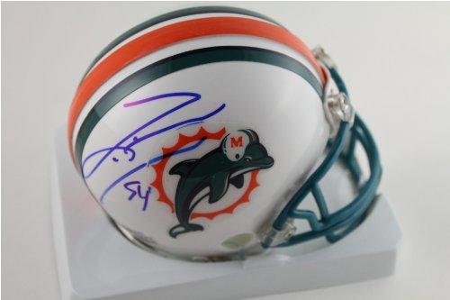 Zach Thomas Autographed Miami Dolphins Mini Helmet