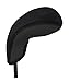 Stealth Club Covers 18210 No Print Generic for W-SW-PW Golf Club Head Cover, Black Solid